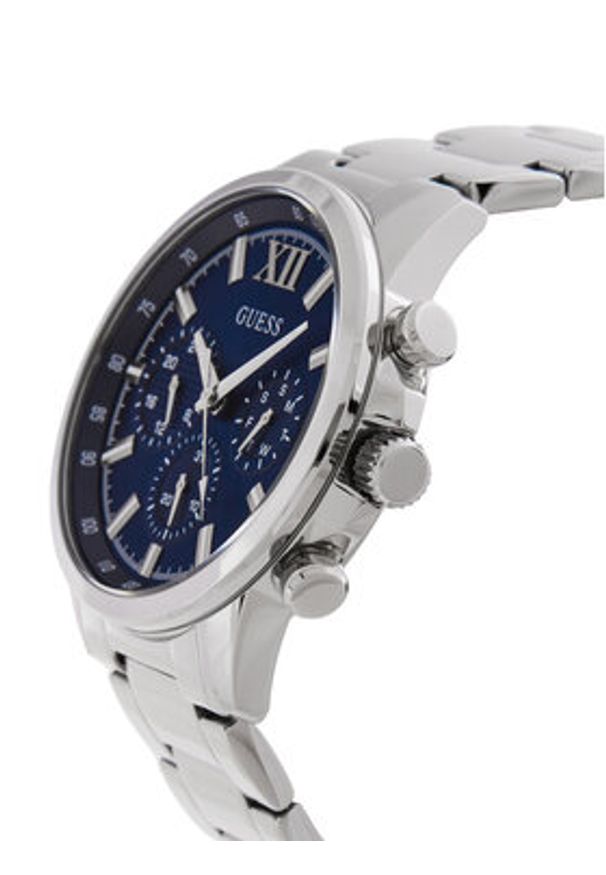 Guess Zegarek Walker GW0900G4 Srebrny. Kolor: srebrny