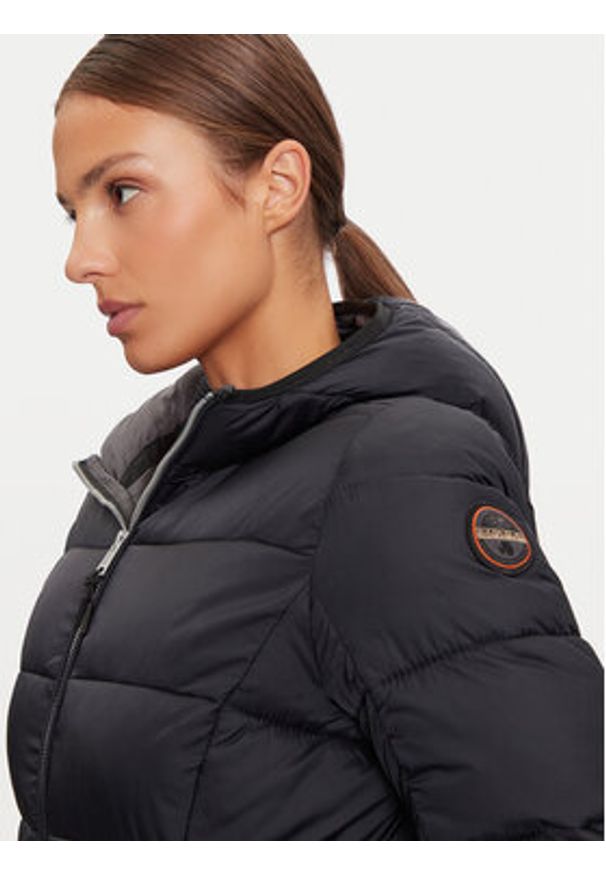 Napapijri Płaszcz zimowy Aerons Rise NP0A4HCQ Czarny Regular Fit. Kolor: czarny. Materiał: syntetyk. Sezon: zima