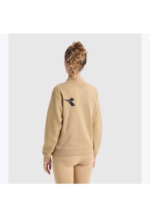 Diadora - Bluza damska DIADORA L. SWEATSHIRT CREW MANIFESTO. Kolor: beżowy