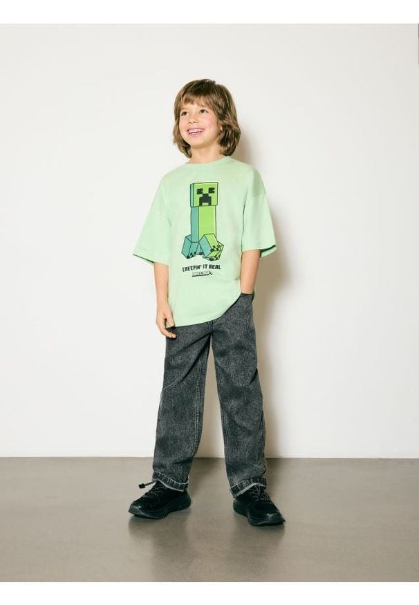 Reserved - Jeansy straight - szary. Kolor: szary