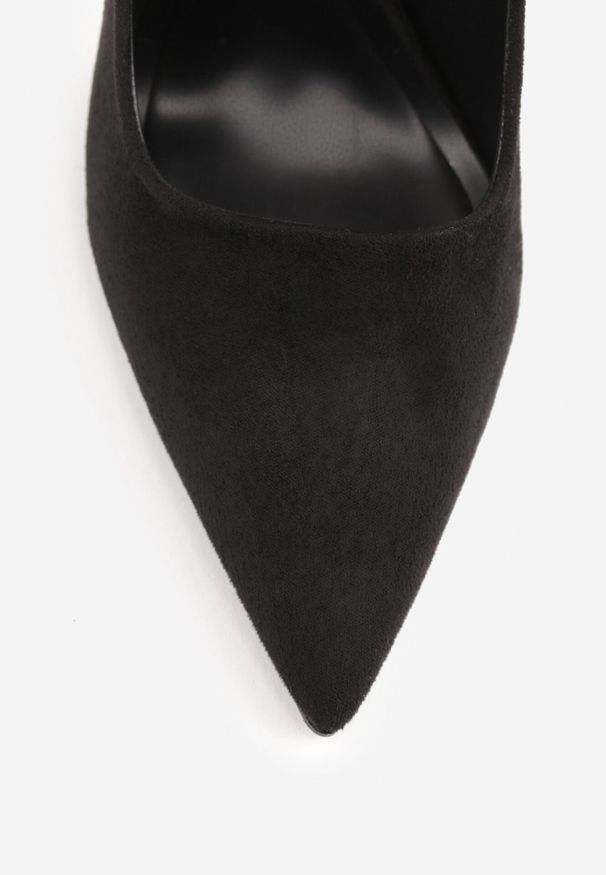 Born2be - Czarne Klasyczne Szpilki VICES z Imitacji Zamszu Prisnell. Okazja: do pracy, na wesele, na spotkanie biznesowe, na co dzień, na ślub cywilny. Kolor: czarny. Materiał: zamsz. Obcas: na szpilce. Styl: klasyczny