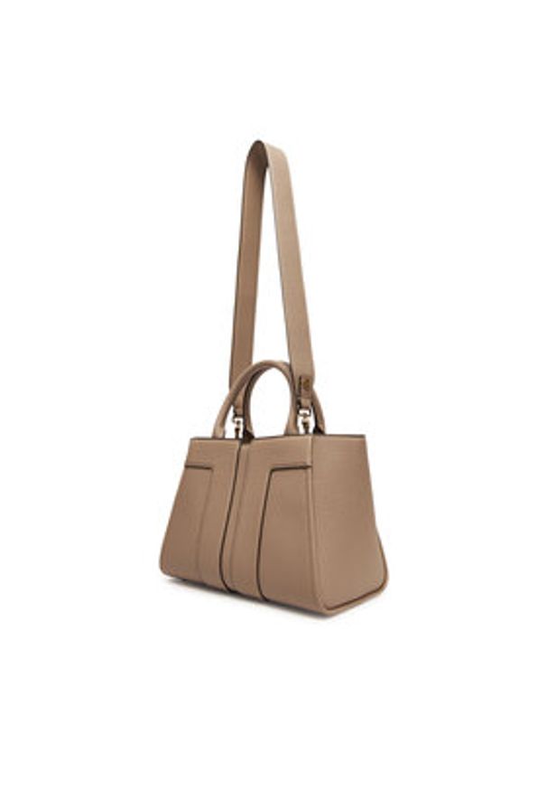 Elisabetta Franchi Torebka BS05A51E2 Beżowy. Kolor: beżowy. Materiał: skórzane