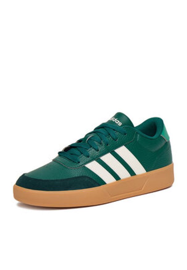 Adidas - adidas Sneakersy BREAKNET 3.0 JR3554 Zielony. Kolor: zielony. Materiał: materiał