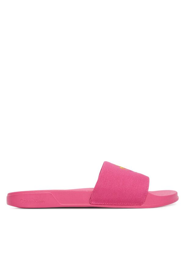 Calvin Klein Klapki Essential Slide Pride Cv Wn HW0HW03297 Różowy. Kolor: różowy. Materiał: materiał