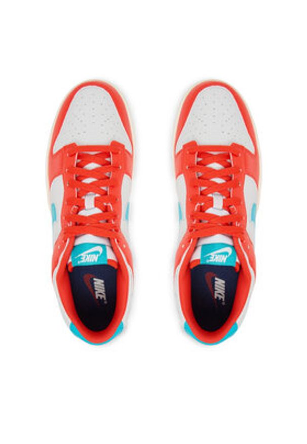 Nike Sneakersy Dunk Low Retro HF5441 601 Czerwony. Kolor: czerwony. Materiał: skóra