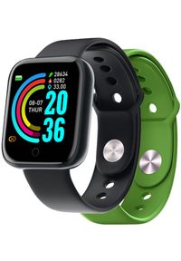 CELLY - Smartwatch Celly TRAINERBEATGN Czarny Kolor Zielony. Rodzaj zegarka: smartwatch. Kolor: czarny, zielony, wielokolorowy