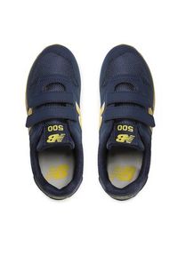 New Balance Sneakersy PV500NH1 Granatowy. Kolor: niebieski. Materiał: skóra