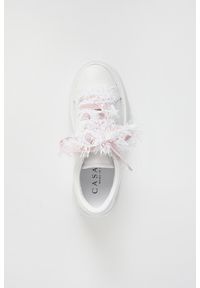 Casadei - Sneakersy damskie skórzane CASADEI. Materiał: skóra #3