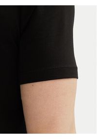 Karl Lagerfeld - KARL LAGERFELD T-Shirt 755402 552235 Czarny Regular Fit. Typ kołnierza: dekolt w karo. Kolor: czarny. Materiał: bawełna #3