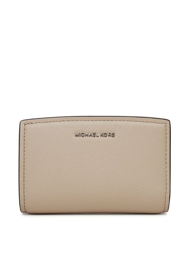 MICHAEL Michael Kors Duży Portfel Damski 32S5SYTZ2L Beżowy. Kolor: beżowy. Materiał: skóra