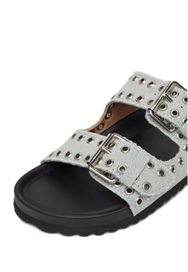 DeeZee Klapki MXCR-208 Niebieski. Kolor: niebieski. Materiał: materiał