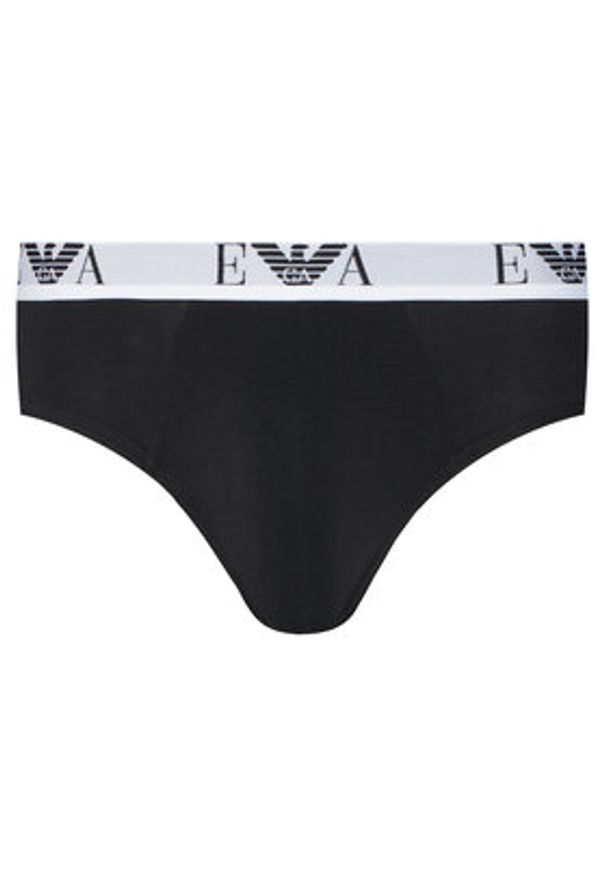 Emporio Armani Underwear Komplet 3 par slipów EM000258 AF14131 MC061 Czarny. Kolor: czarny. Materiał: bawełna