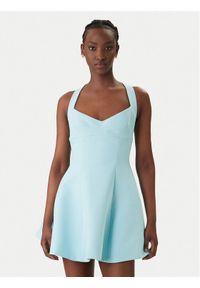 BARDOT - Bardot Sukienka koktajlowa Deserae Halter Neck 60380DB Błękitny Regular Fit. Typ kołnierza: dekolt halter. Kolor: niebieski. Materiał: syntetyk. Styl: wizytowy #1