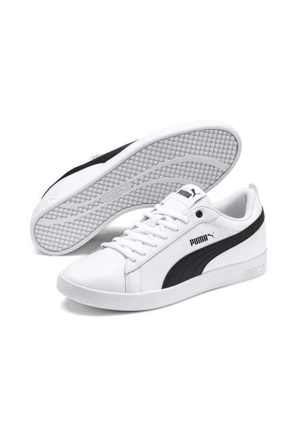 Buty Kobieta Puma Smash v2 biały. Kolor: czarny, biały, wielokolorowy