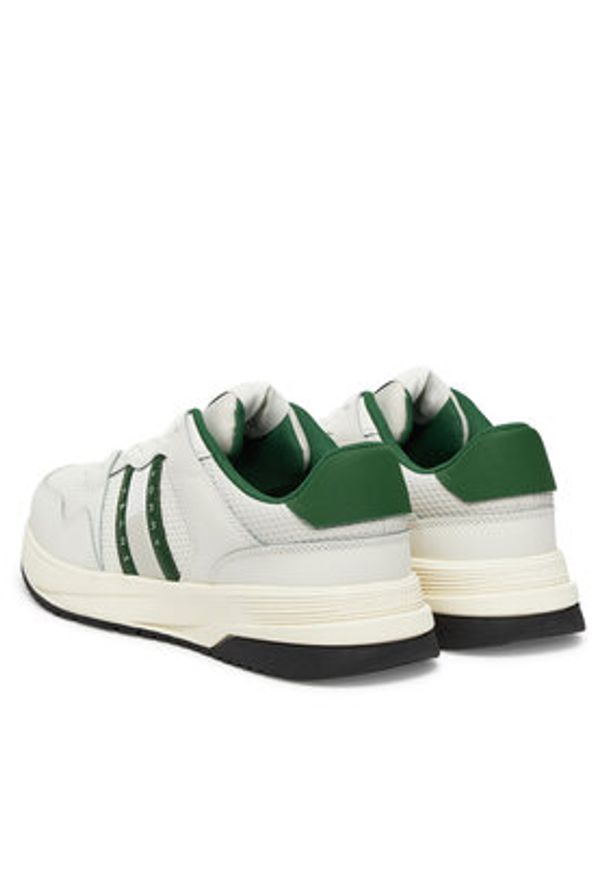 Tommy Jeans Sneakersy Retrocasual Runner EM0EM01528 Biały. Kolor: biały. Materiał: skóra