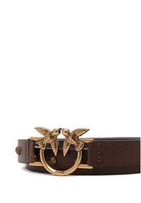 Pinko - PINKO Pasek Damski Dita H2 Belt 20251 PLT01 104796 A2GG Brązowy. Kolor: brązowy. Materiał: skóra