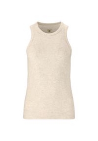 ENDURANCE - Damski tank top Athlecia Lankae. Kolor: szary, wielokolorowy, beżowy. Sport: joga i pilates