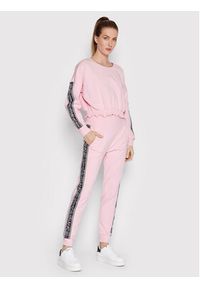 Liu Jo Sport Spodnie dresowe TA2066 FS090 Różowy Regular Fit. Kolor: różowy. Materiał: bawełna #4
