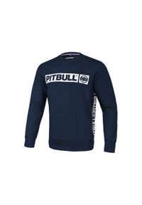 PITBULL - Bluza męska Pitbull French Terry Albion. Kolor: niebieski #1