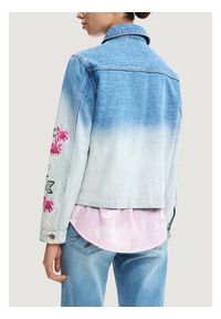 Desigual Kurtka jeansowa Dakota 26SWED16 Błękitny Regular Fit. Kolor: niebieski. Materiał: bawełna #3