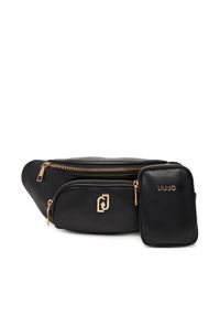 Liu Jo Saszetka nerka M Bumbag AF5178 E0077 Czarny. Kolor: czarny. Materiał: skóra