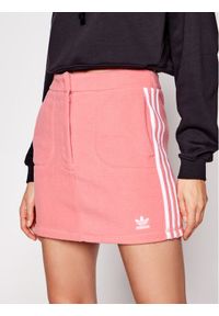 Adidas - adidas Spódnica mini adicolor Classics GN2801 Różowy Slim Fit. Kolor: różowy. Materiał: syntetyk