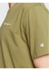 Champion T-Shirt 217921 Zielony Custom Fit. Kolor: zielony. Materiał: bawełna #3
