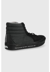 Vans trampki ComfyCush damskie kolor czarny. Nosek buta: okrągły. Zapięcie: sznurówki. Kolor: czarny. Materiał: guma. Szerokość cholewki: normalna