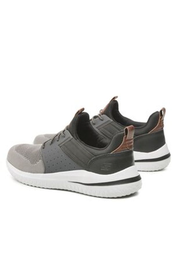 skechers - Skechers Sneakersy Cicada 210238/GYBK Szary. Kolor: szary. Materiał: materiał