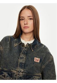 AMERICAN VINTAGE - American Vintage Kurtka jeansowa Joybird JOY16FH24 Niebieski Oversize. Kolor: niebieski. Materiał: bawełna. Styl: vintage