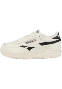 Buty do chodzenia damskie Reebok Damskie Club C Double Revenge. Kolor: wielokolorowy, czarny. Materiał: materiał, skóra, syntetyk. Szerokość cholewki: normalna. Model: Reebok Club. Sport: turystyka piesza