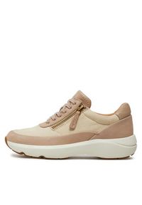 Clarks Sneakersy Tivoli Zip 26176651 Beżowy. Kolor: beżowy. Materiał: skóra #5