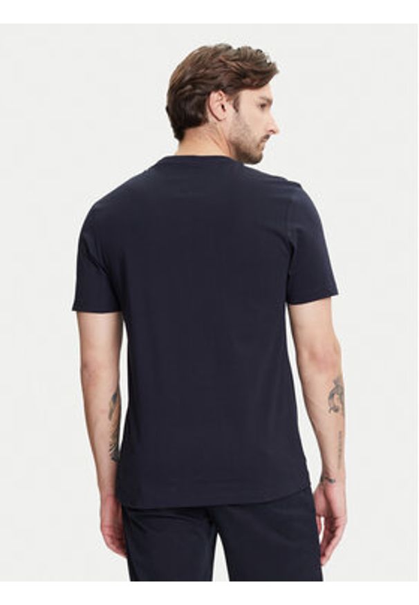 TOMMY HILFIGER - Tommy Hilfiger T-Shirt Brand Love MW0MW40324 Granatowy Regular Fit. Kolor: niebieski. Materiał: bawełna