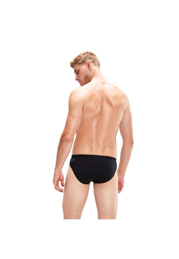 Spodenki kąpielówki męskie Speedo Medley Logo. Kolor: wielokolorowy, czarny, niebieski. Materiał: poliester