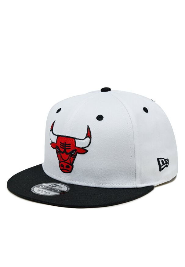 New Era Czapka White Crown Patch 950 Bulls 60364270 Biały. Kolor: biały. Materiał: materiał, bawełna