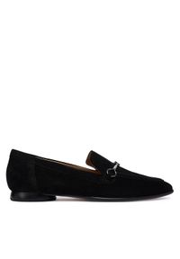 HÖGL Loafersy 0-100442-01000 Czarny. Kolor: czarny. Materiał: skóra, zamsz