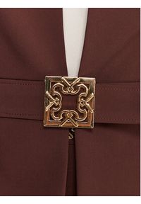 Rinascimento Marynarka CFC0126208003 Brązowy Slim Fit. Kolor: brązowy. Materiał: syntetyk #6