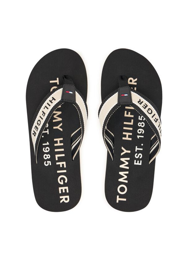 TOMMY HILFIGER - Tommy Hilfiger Japonki Sporty FM0FM05805 Czarny. Kolor: czarny. Materiał: materiał. Styl: sportowy