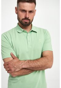 Karl Lagerfeld - Polo męskie z logo KARL LAGERFELD. Typ kołnierza: polo