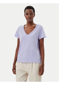 GAP - Gap T-Shirt 723631-00 Fioletowy Regular Fit. Kolor: fioletowy. Materiał: bawełna