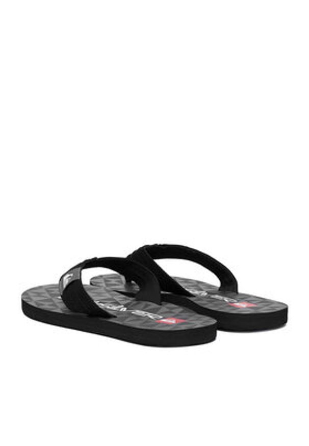 Quiksilver Japonki EO-DUNE CQ10036MBVH Czarny. Kolor: czarny. Materiał: skóra