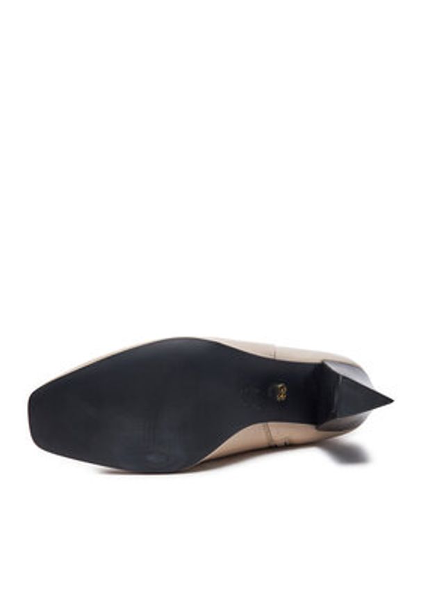 Gino Rossi Botki HAGA-116068 Écru. Materiał: skóra