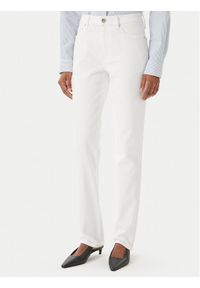 TOMMY HILFIGER - Tommy Hilfiger Jeansy WW0WW48579 Biały Slim Fit. Kolor: biały #1