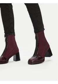 Hispanitas Botki Soho-I24 HI243658 Bordowy. Kolor: czerwony. Materiał: skóra #5