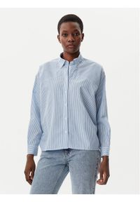 Mustang Koszula Ruby 1016116 Niebieski Oversize. Kolor: niebieski. Materiał: bawełna #1