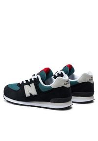 New Balance Sneakersy GC574MGH Czarny. Kolor: czarny. Materiał: skóra. Model: New Balance 574 #3