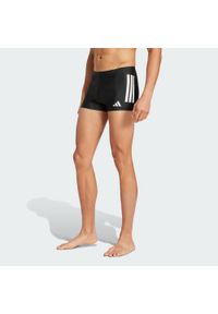 Adidas - Bokserki 3-Stripes Swim 2-Inch. Kolor: biały, wielokolorowy, czarny. Materiał: materiał