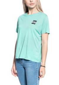 Lee - DAMSKI T-SHIRT LEE RELAXED FIT TEE AGATE GREEN L40CBWNB 112108497 #2