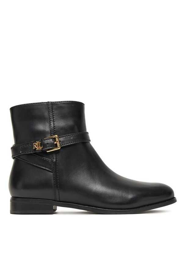 Lauren Ralph Lauren - LAUREN RALPH LAUREN Botki Brooke 802967768001 Czarny. Kolor: czarny. Materiał: skóra