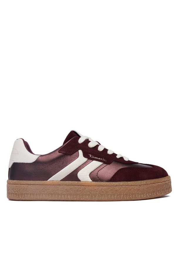 Sneakersy Tamaris. Kolor: czerwony